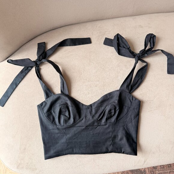 Reformation by Kacey Musgraves 2 piece Magnolia Tank and Midi Skirt - Picture 4 of 9